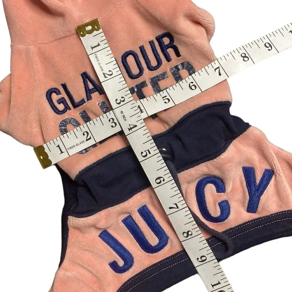 Vintage JUICY COUTURE Doggy Couture Velour Velvet Tracksuit Jumpsuit